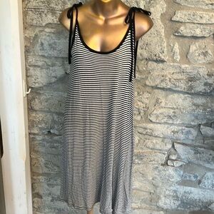Striped beach dress